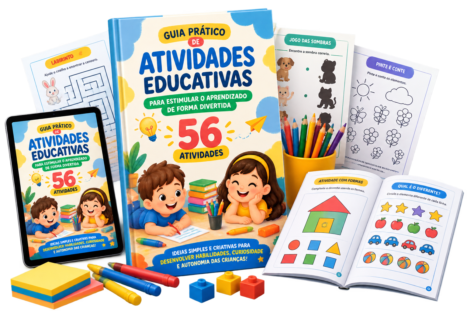 Guia Prático de Atividades Educativas com 56 atividades